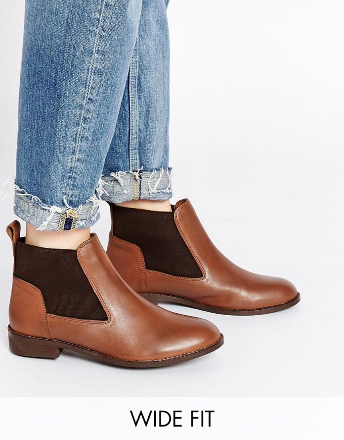 des boots pour chevilles larges couleur fauve