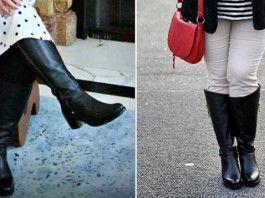 botte haute pour mollet fort