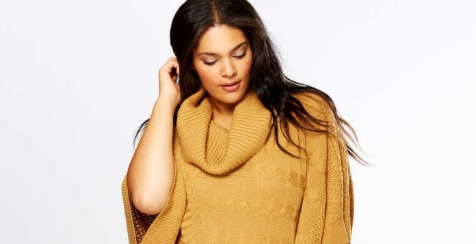 un poncho grande taille