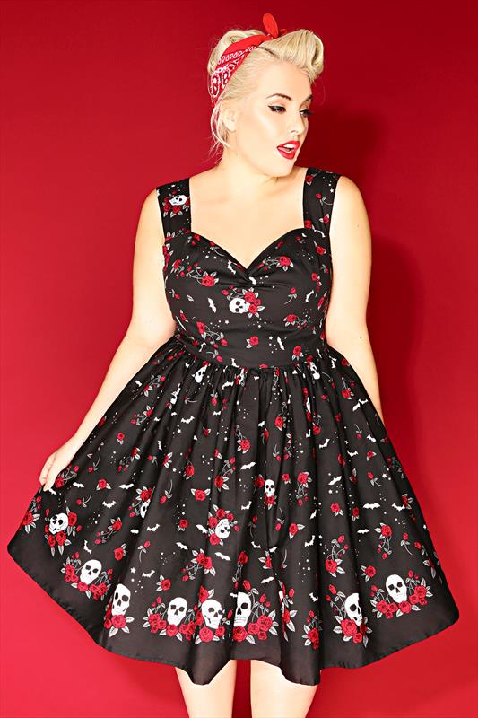 une robe pin-up grande taille