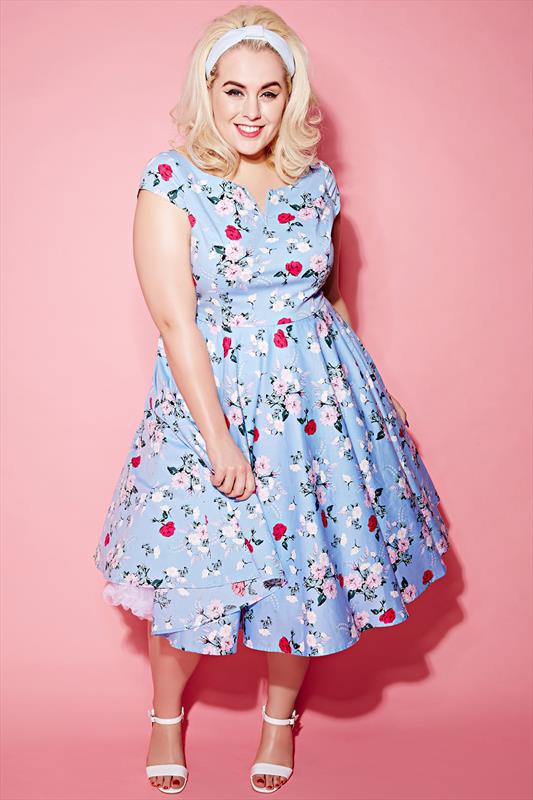 robe vintage pour femme ronde