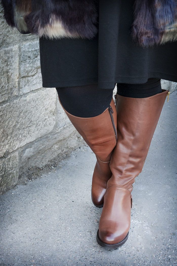 Bottes mollets larges et look branché pour l'hiver 2017 Bottes mollets larges et look branché pour l'hiver 2017