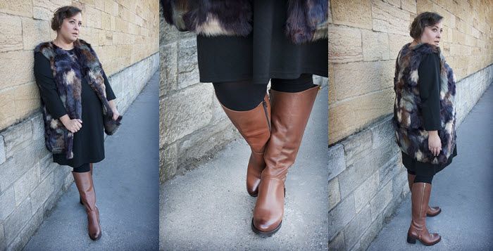 Bottes mollets larges et look branché pour l'hiver 2017 Bottes mollets larges et look branché pour l'hiver 2017