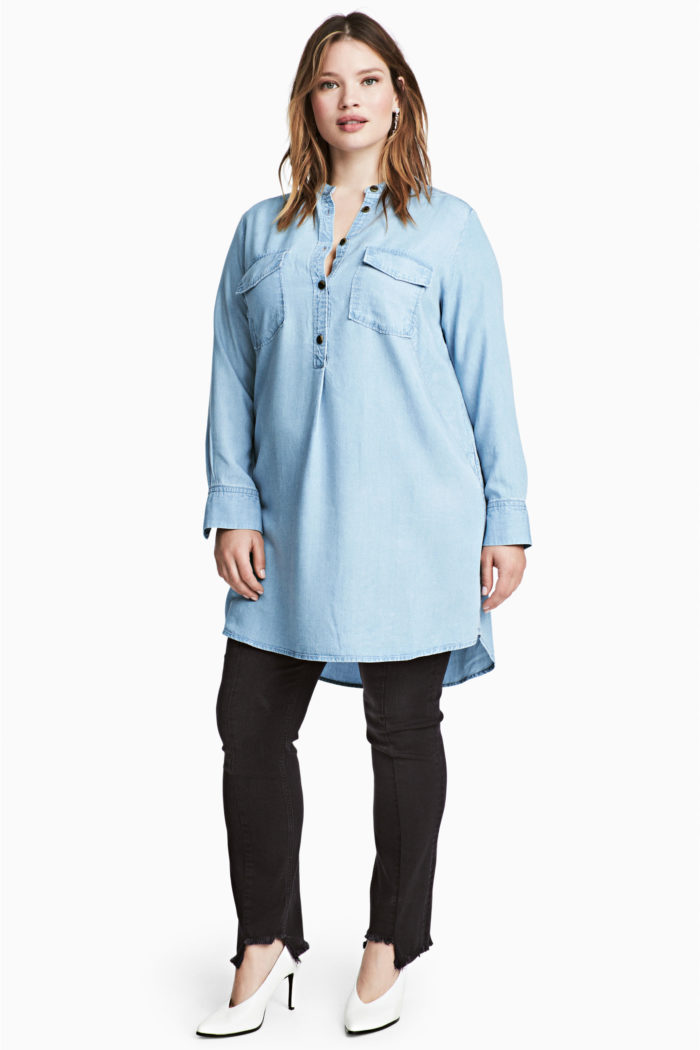 h&m vetement femme grande taille