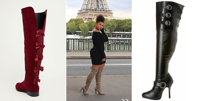 cuissardes grande taille mollet