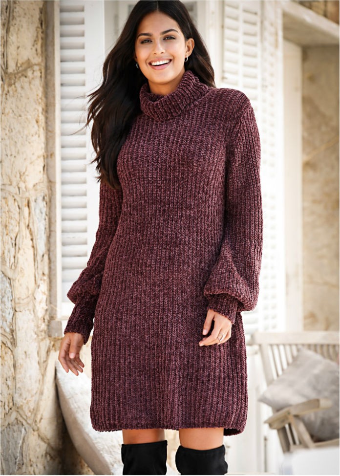 robe pull grande taille femme