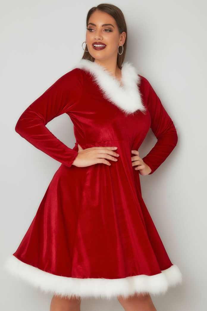 robe grande taille noel