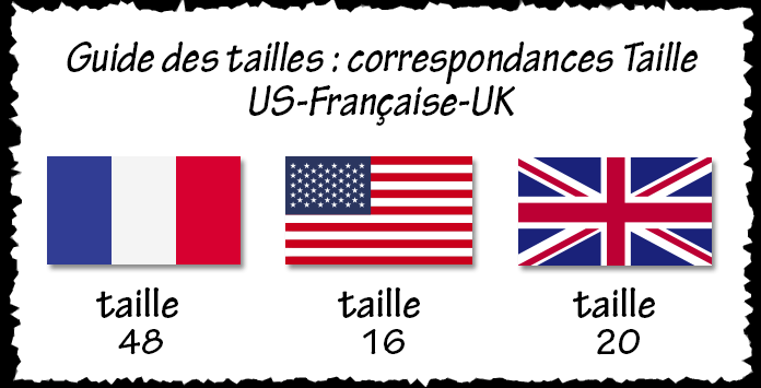 equivalence taille uk
