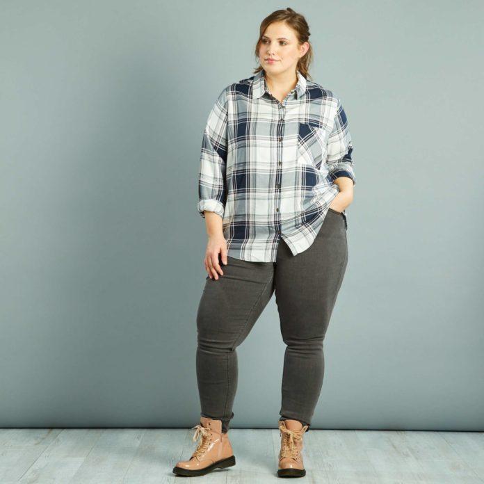 Grosse chemise a carreaux femme Clearance