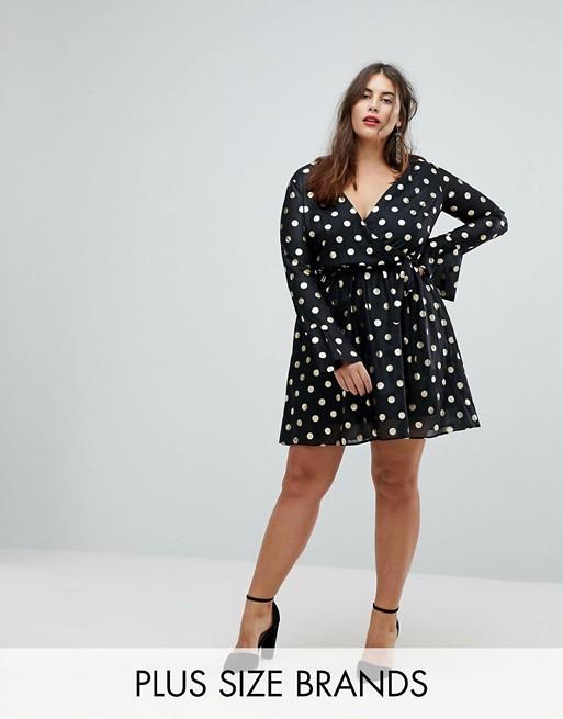 robe a pois grande taille