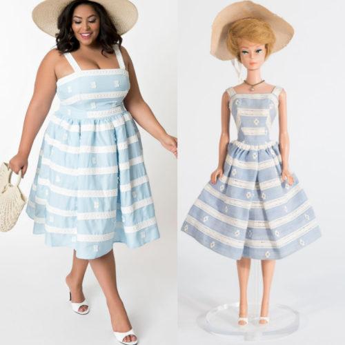 Barbie ronde : habillez-vous en pin-up comme la c?�l?�bre poup?�e