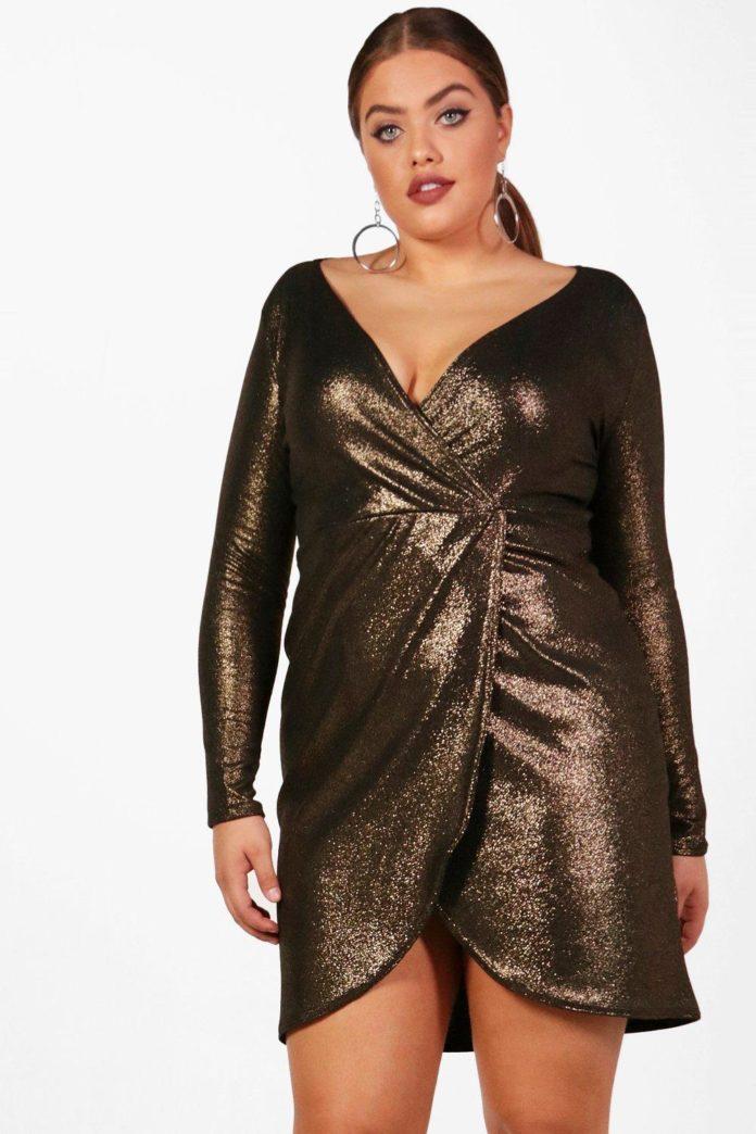 robe grande taille boohoo