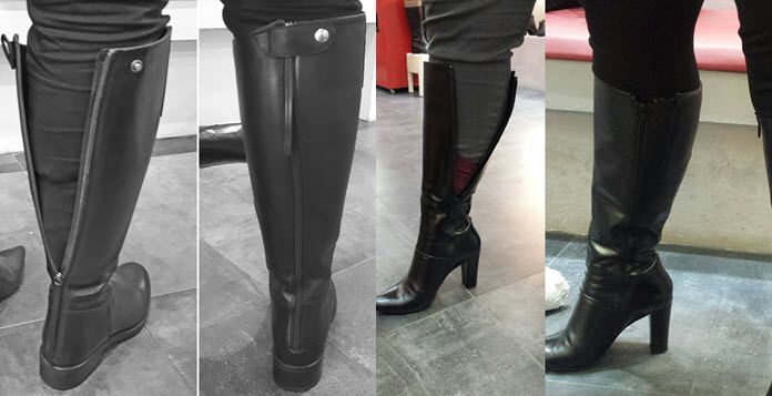 botte haute pour gros mollet