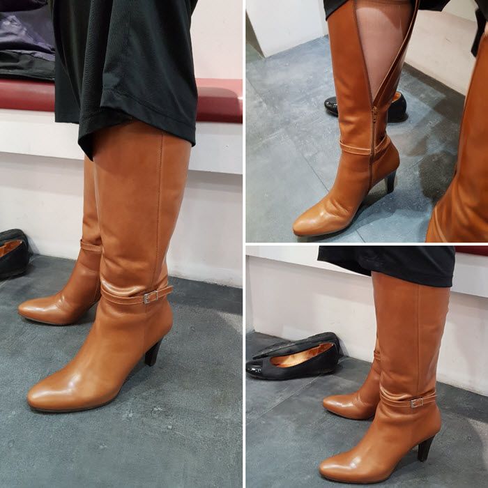 bottines pieds larges et gros mollets