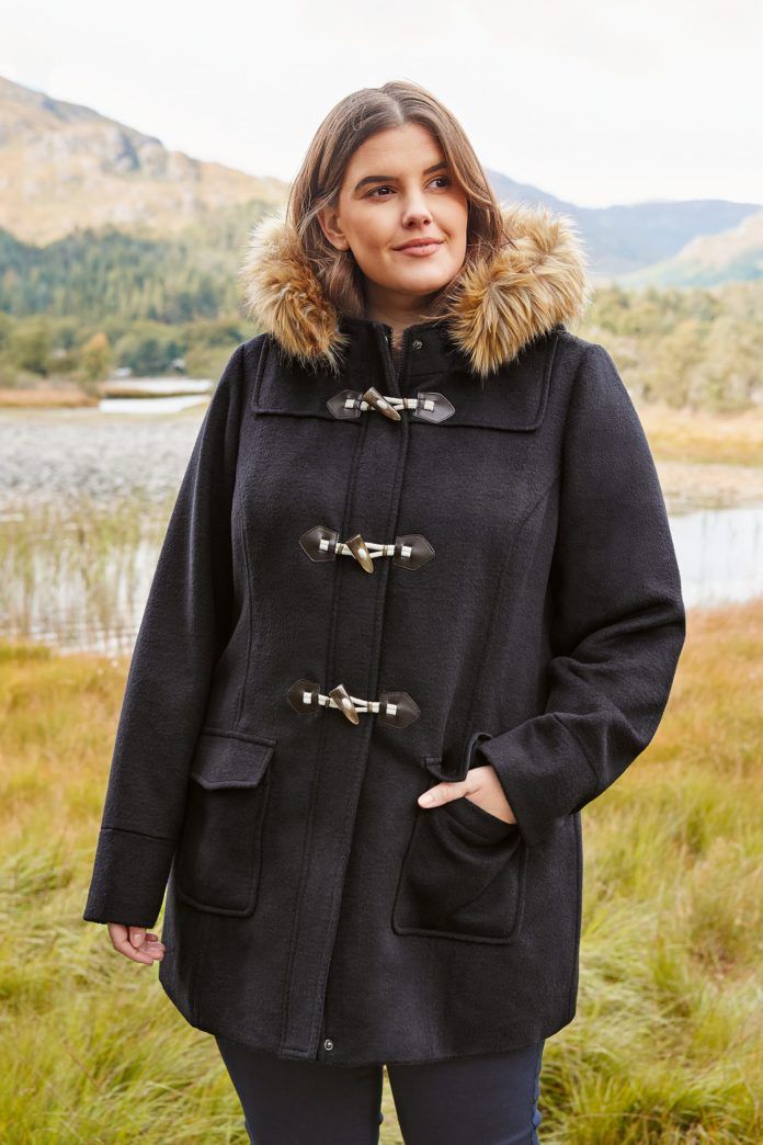 duffle coat grande taille femme