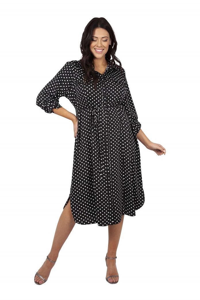 robe chemise femme ronde