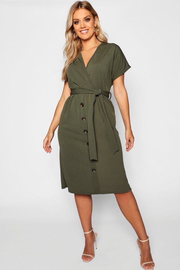robe grande taille boohoo