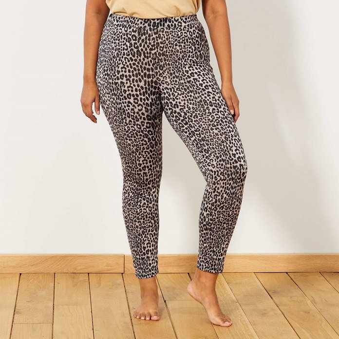 legging leopard kiabi