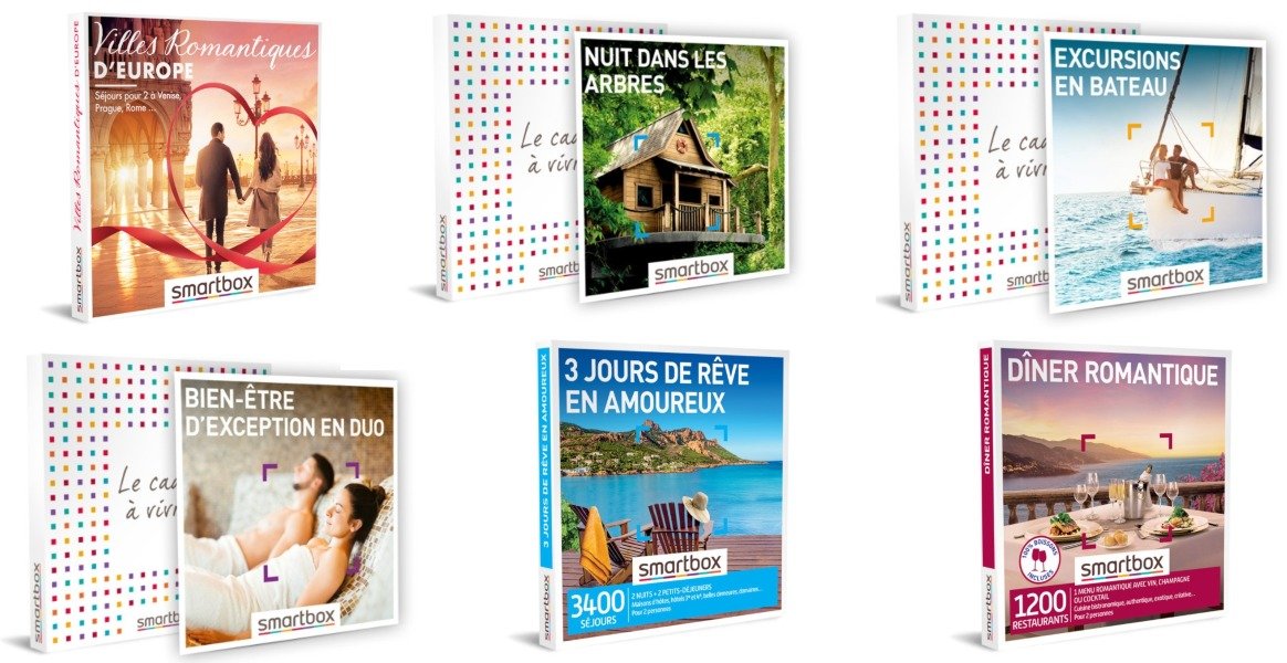 Les coffrets Smartbox : une belle idée cadeau pour la Saint-Valentin