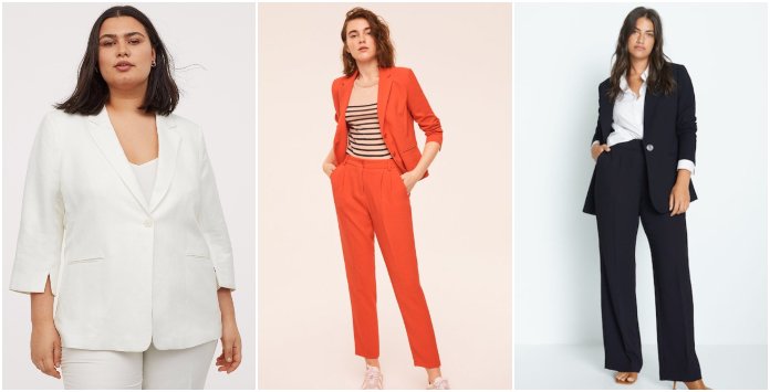 pantalon style tailleur femme