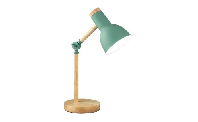 Lampe de bureau verte