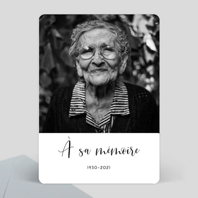 Cartes de Condoléances - Popcarte