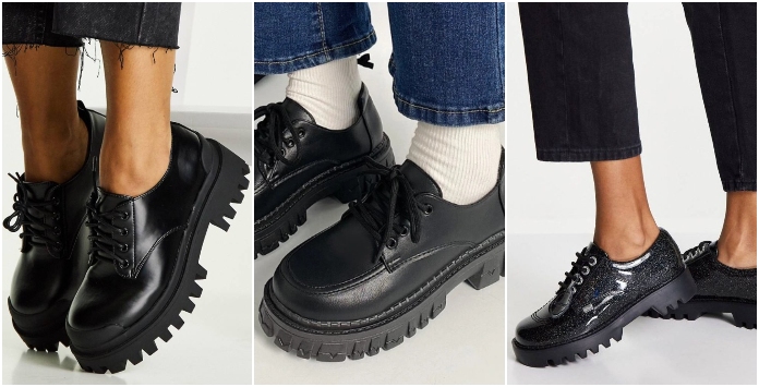 derbies semelle crantée