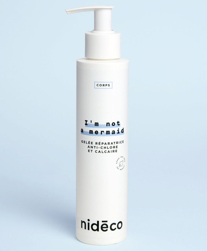 Nideco - Gelée réparatrice anti-chlore et calcaire. Limiter effets eau calcaire peau