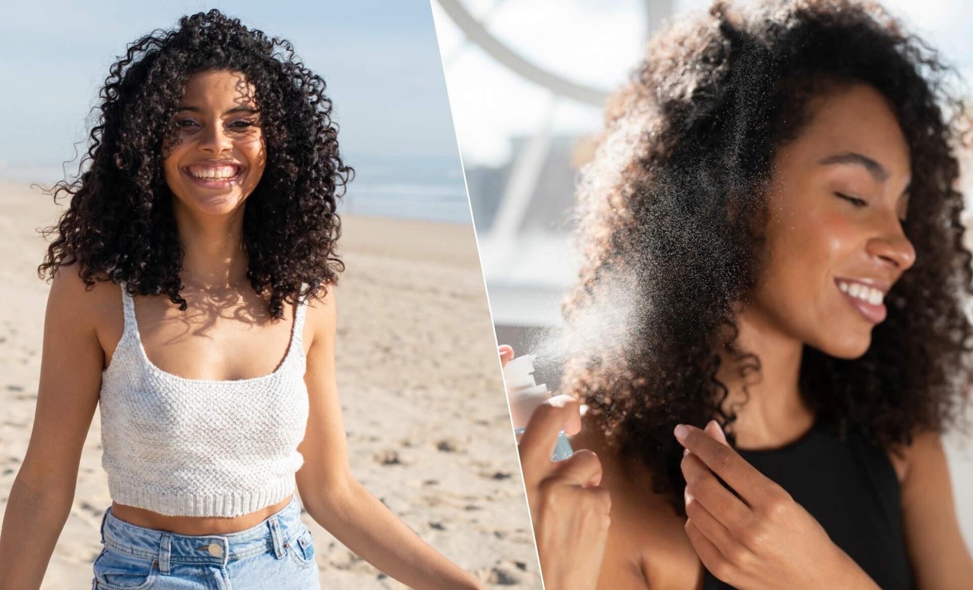 Les gestes essentiels pour sublimer vos cheveux crépus à la plage !