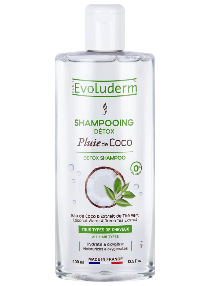 EVOLUDERM- Pluie de Coco Shampoing Détox