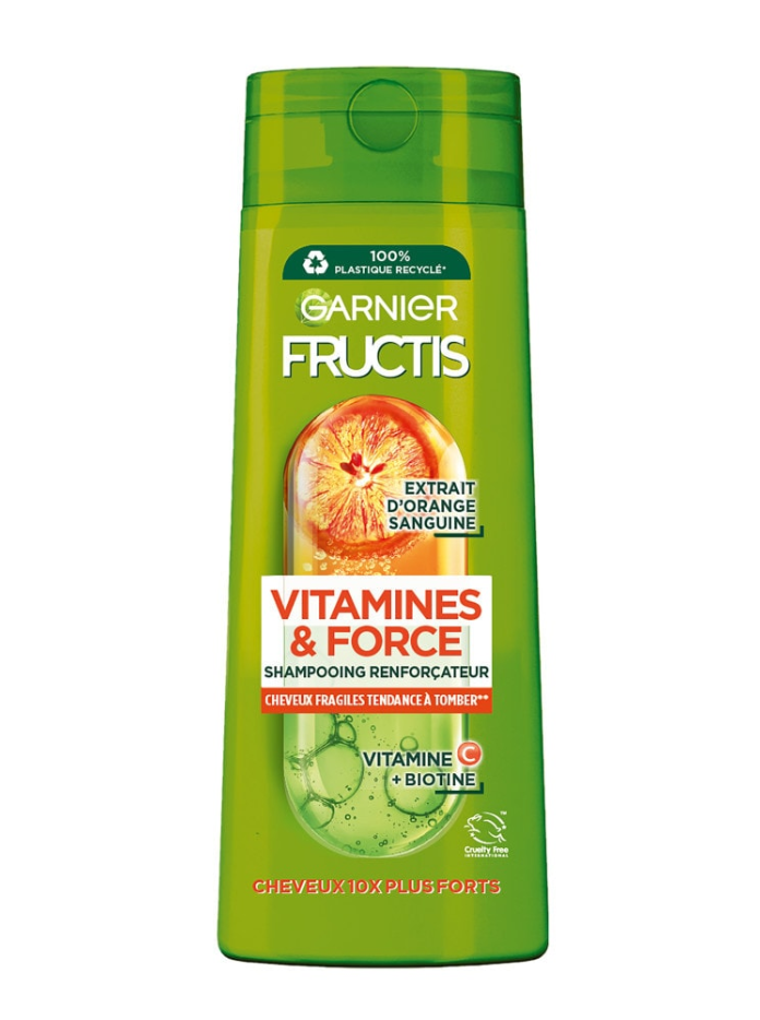 GARNIER- Fructis Vitamines & Force Shampooing anti-casse