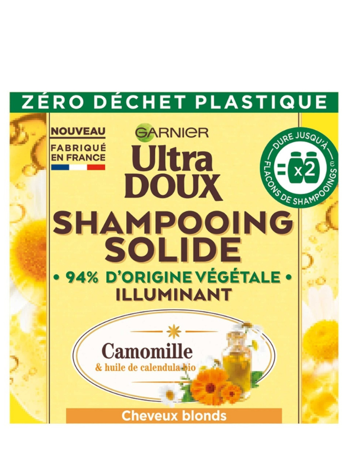 GARNIER- Ultra Doux Camomille Shampooing solide illuminant