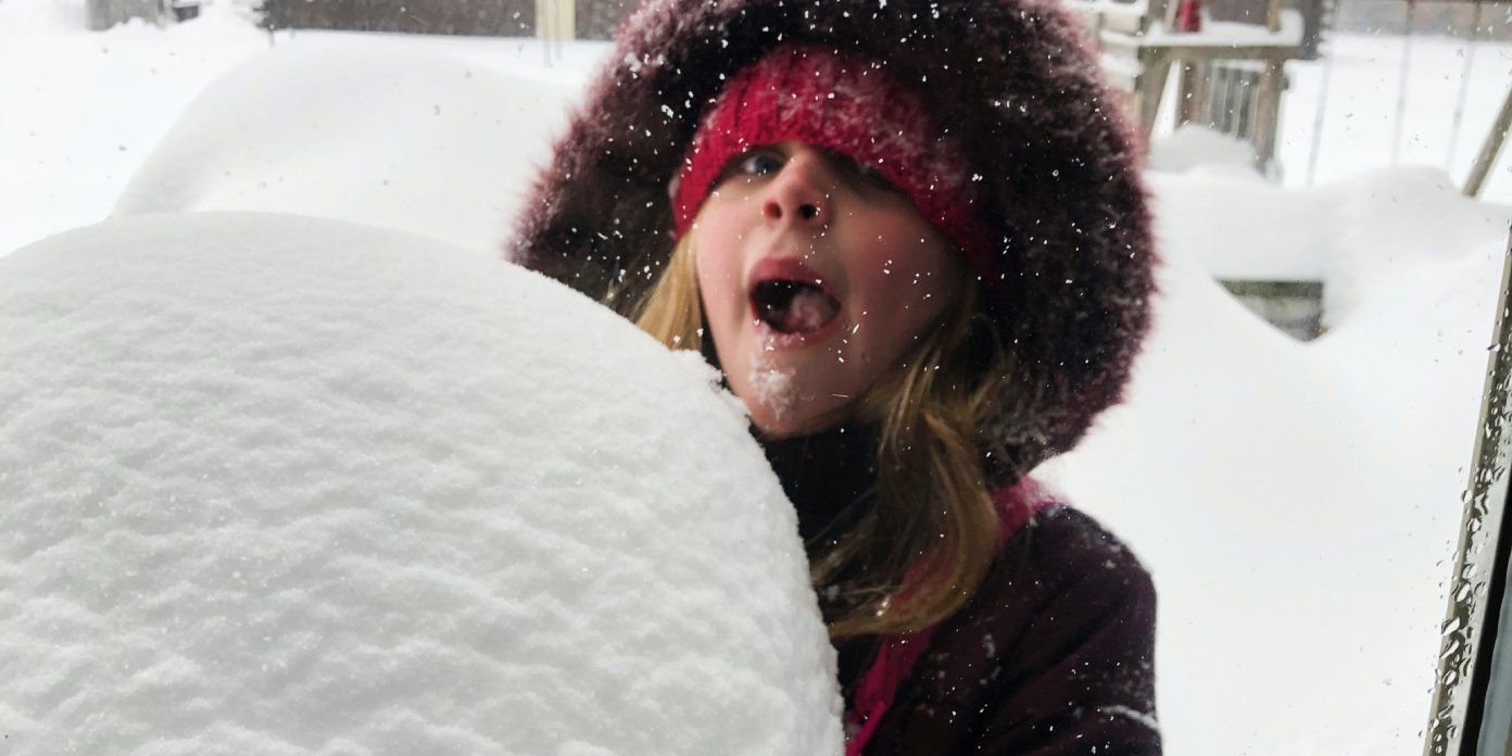 Manger de la neige