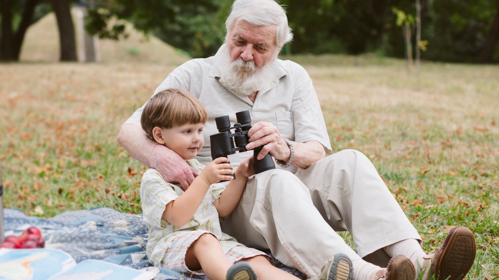 grand parents garder petits enfants