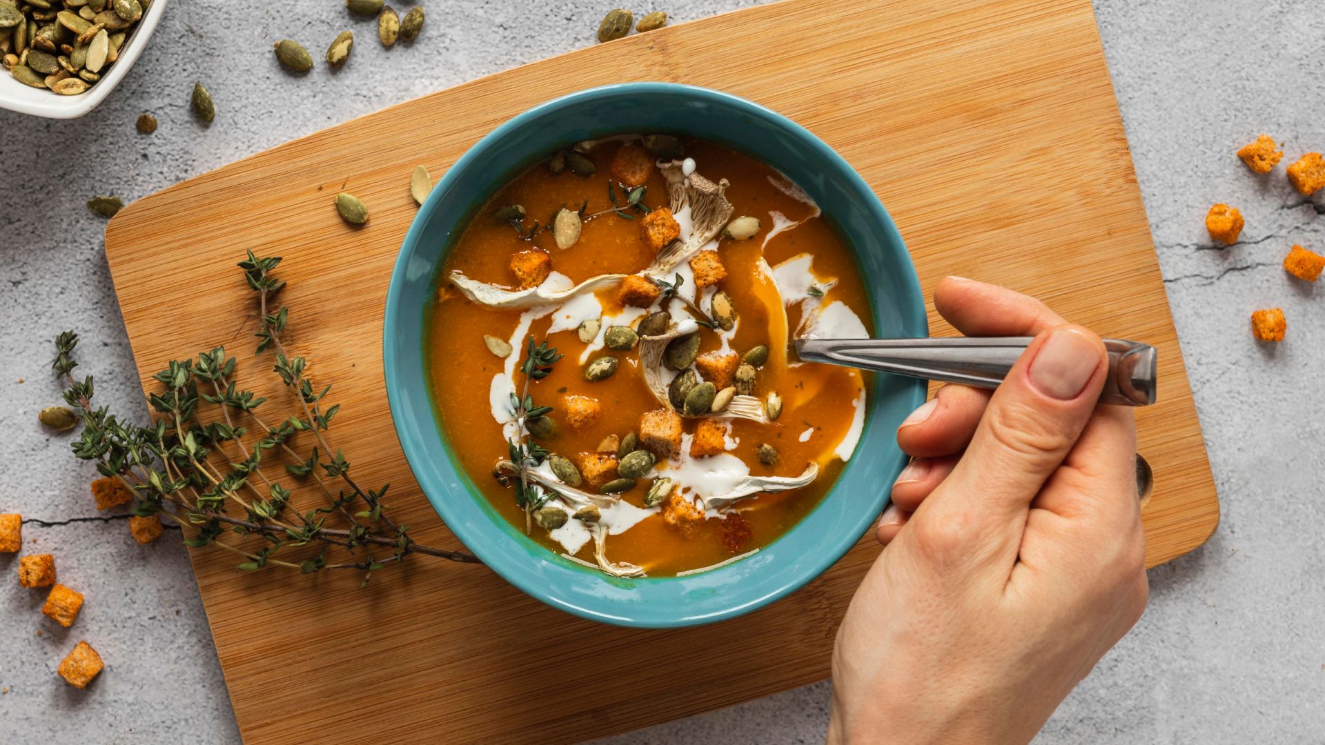 Manger soupe soir impact