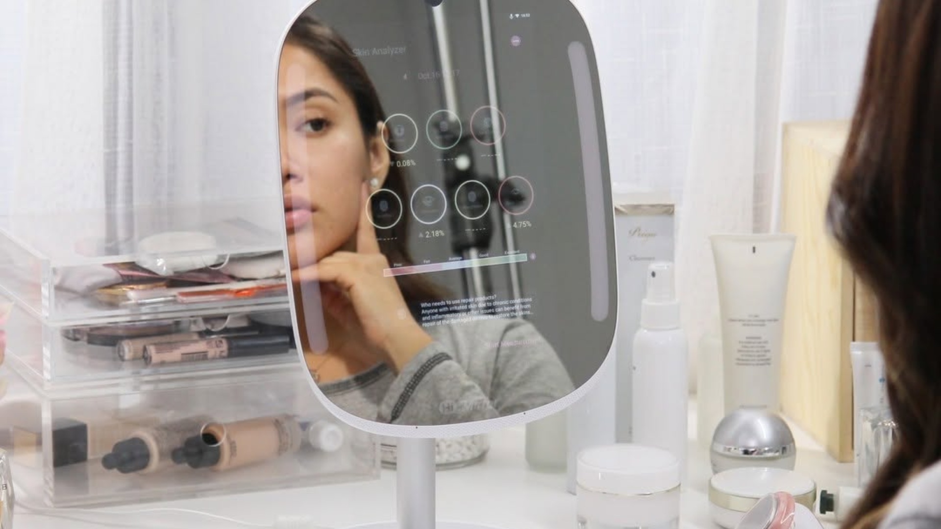 miroir intelligent beauté